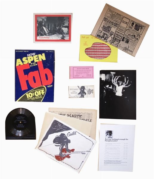 Andy Warhol : Aspen Magazine. Now Aspen in an all new Fab. Vol.1 n. 3New York, Roaring Fork Press Inc., 1966, 30,5x23 cm, scatola editoriale  - Asta Testimonianze: libri e documenti dell'arte moderna e contemporanea - Associazione Nazionale - Case d'Asta italiane