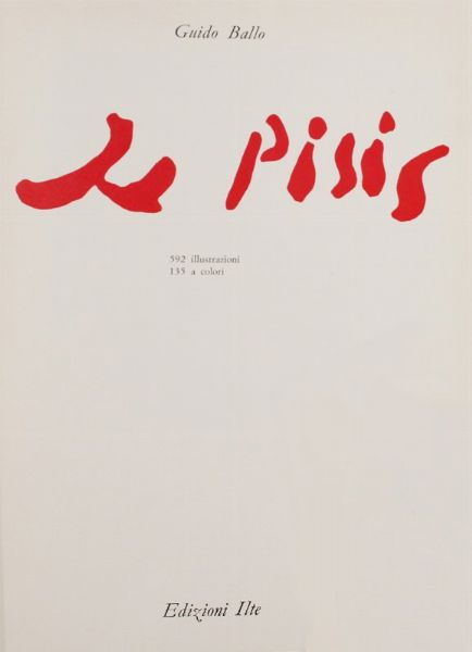 De Pisis, Filippo (1896 - 1956) - Ballo, Guido : De Pisis  - Asta Testimonianze: libri e documenti dell'arte moderna e contemporanea - Associazione Nazionale - Case d'Asta italiane