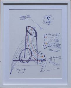 Jean Tinguely - V / NR [La Victoire du Nouveau Réalisme](Milano), (Sergio Tosi), s.d. [novembre/dicembre 1970], 46,7x33,5 cm.