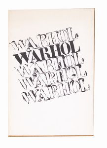 Andy Warhol - WarholParis, Ileana Sonnabend, 1964 (gennaio), 26,3x17,8 cm., brossura, pp. [20]