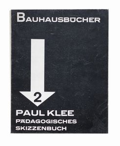 Paul Ernst  Klee - Pädagogisches Skizzenbuch, Munchen, Albert Langen Verlag, Bauhausbucher n. 2, 1925, 23x18 cm., brossura, sovraccopertina, pp. 56.