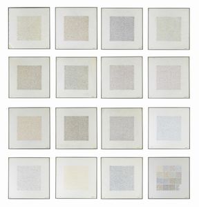 LEWITT SOL (1928 - 2007) - Lines of One Inch in Four Directions and All Combinations (Sixteen lithographs in color).