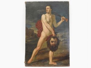 Scuola toscana del XIX secolo - David con testa di Golia