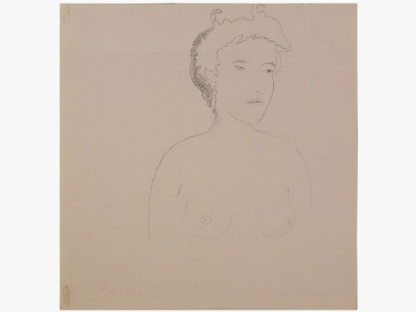 LUCA ALINARI : Ritratto femminile e Nudo femminile  - Asta Arte moderna e contemporanea - Associazione Nazionale - Case d'Asta italiane