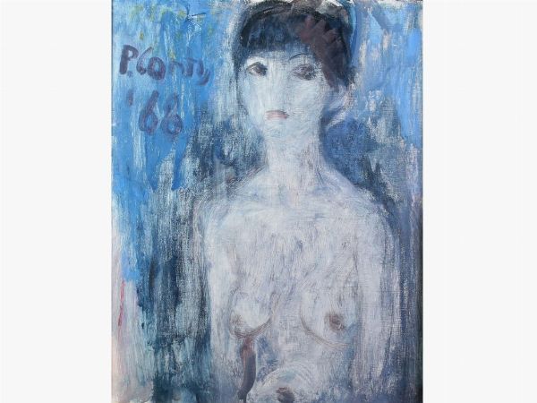 Primo Conti : Nudo 1968  - Asta Arte moderna e contemporanea - Associazione Nazionale - Case d'Asta italiane