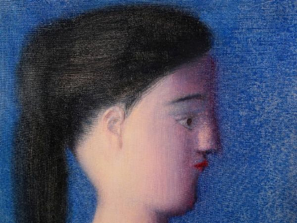 Antonio Bueno : Ritratto femminile  - Asta Arte moderna e contemporanea - Associazione Nazionale - Case d'Asta italiane