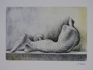 Henry Moore - Reclining Figure Right 1976