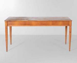 Tavolo rettangolare con struttura e piano in legno.  - Asta Design - Associazione Nazionale - Case d'Asta italiane