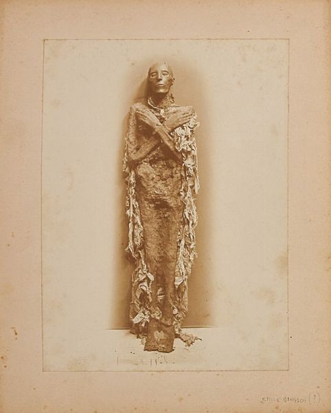 EMIL BRUGSCH (ATTRIB.) : Mummy of Sethi I  - Asta ASTA DI ARTE MODERNA E CONTEMPORANEA E FOTOGRAFIA - Associazione Nazionale - Case d'Asta italiane