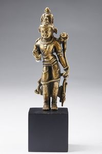 Arte Himalayana - 'Bronzo raffigurante AvalokiteshvaraTibet, XII secolo'