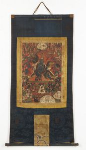 Arte Himalayana - 'Thangka raffigurante Vajrapani Tibet, XVIII-XIX secolo '
