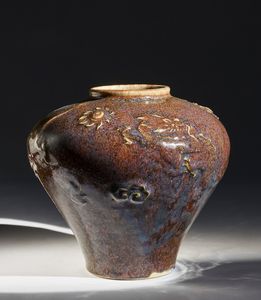 Arte Cinese - 'Vaso framboiseCina, dinastia Qing, XIX secolo'