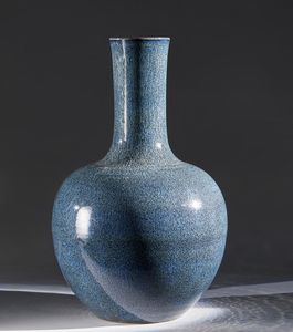 Arte Cinese - 'Grande vaso Robin EggCina, XX secolo'