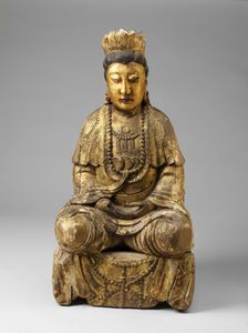 Arte Cinese - 'Buddha assiso Cina, dinastia Qing, XVIII secolo'