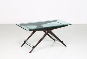 MANIFATTURA ITALIANA - Tavolino da salotto anni '50.