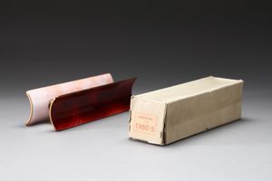 DE POLI PAOLO (1905 - 1996) : Coppia di maniglie modello 1360/5 anni '50.  - Asta ASTA 299 - DESIGN (online) - Associazione Nazionale - Case d'Asta italiane