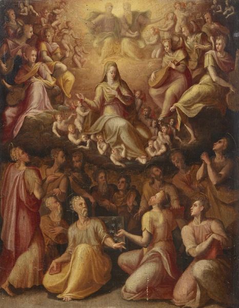 Scuola fiorentina, sec. XVI  - Asta ARCADE | Dipinti dal XVI al XX secolo - Associazione Nazionale - Case d'Asta italiane