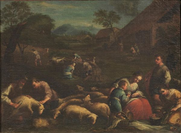 Bottega dei Bassano, sec. XVII  - Asta ARCADE | Dipinti dal XVI al XX secolo - Associazione Nazionale - Case d'Asta italiane