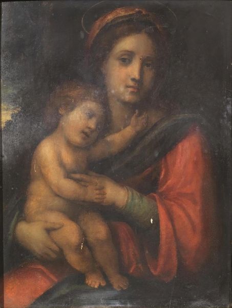 Scuola toscana sec. XVI  - Asta ARCADE | Dipinti dal XVI al XX secolo - Associazione Nazionale - Case d'Asta italiane