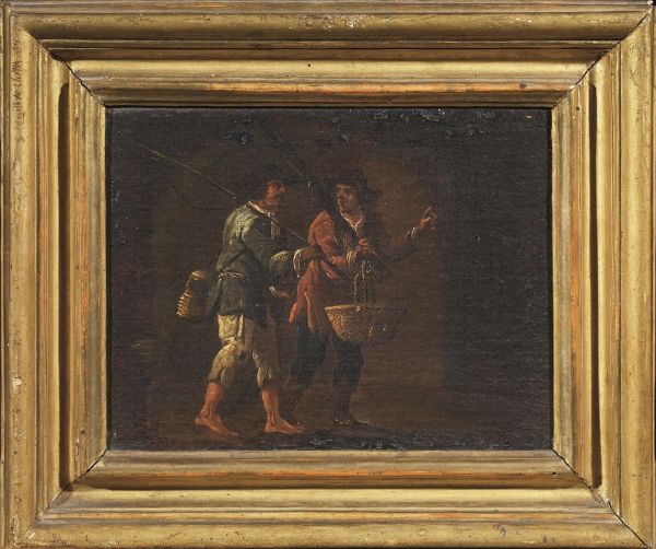 Pittore bambocciante, sec. XVII  - Asta ARCADE | Dipinti dal XVI al XX secolo - Associazione Nazionale - Case d'Asta italiane