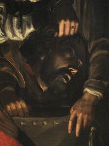 Pittore caravaggesco, sec. XVII  - Asta ARCADE | Dipinti dal XVI al XX secolo - Associazione Nazionale - Case d'Asta italiane