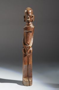 Arte africana - Figura maschile in piedi Congo (?)