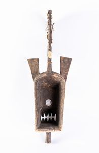 Arte africana : Maschera kobiay, BwaBurkina Faso  - Asta ASTA 302 - NATURALIA E MIRABILIA - Associazione Nazionale - Case d'Asta italiane