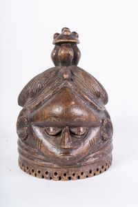 Arte africana - Maschera bundu/Sowei, MendeSierra Leone
