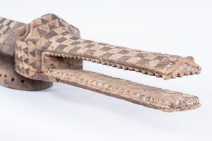 Arte africana - Maschera alligatore, NunumaBurkina Faso