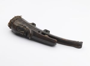 . - Portapallottole in cornoAfrica (?), XIX secolo