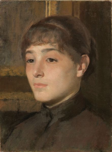 Ritratto di giovane donna  - Asta Dipinti e Sculture del XIX e XX secolo - Associazione Nazionale - Case d'Asta italiane