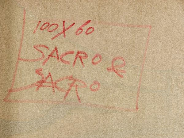 Zanichelli Bruno : Sacro e Sacro, 1988  - Asta La Collezione Borroni - Associazione Nazionale - Case d'Asta italiane