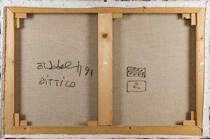 De Paris Enrico Tommaso : Lo studio, 1988  - Asta La Collezione Borroni - Associazione Nazionale - Case d'Asta italiane