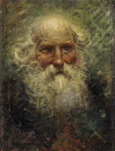POSTIGLIONE LUCA (1876 - 1936) - Ritratto di Gemito Firta.