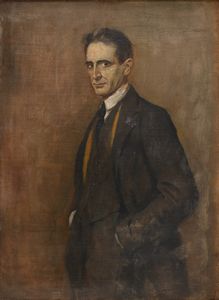 PASINI EMILIO (1872 - 1953) - Ritratto di gentiluomo.