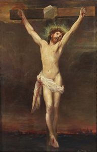ARTISTA DEL XX SECOLO - Cristo in croce.