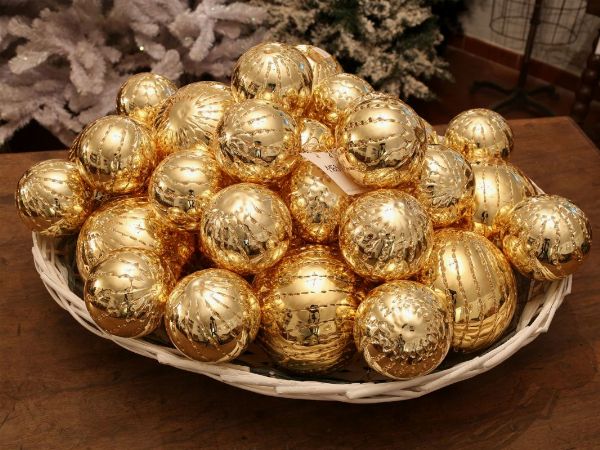 Lotto di palline di Natale  - Asta House Sale: Curiosit: Vintage, Soffitta e Cantina - Associazione Nazionale - Case d'Asta italiane