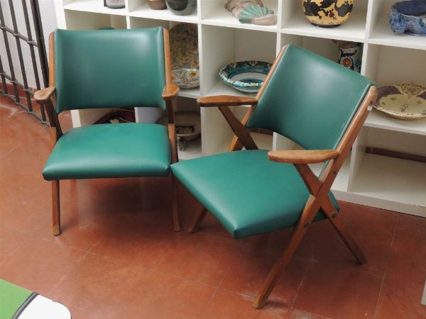 Coppia di sedie vintage  - Asta House Sale: Curiosit: Vintage, Soffitta e Cantina - Associazione Nazionale - Case d'Asta italiane