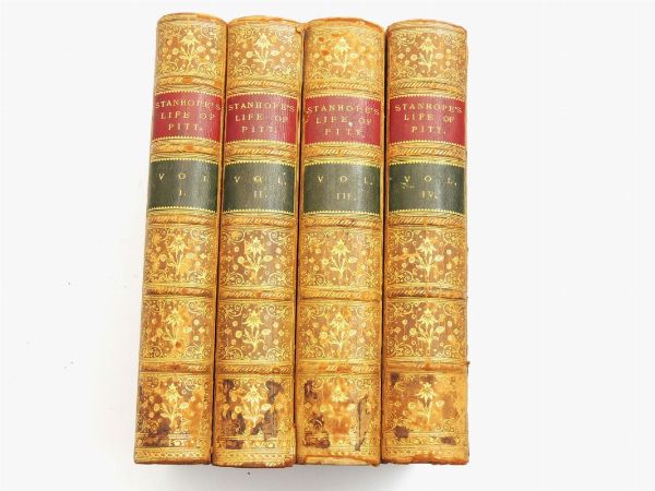 Earl Stanhope : Life of the Right Honourable William Pitt  - Asta House Sale: Libri antichi - Associazione Nazionale - Case d'Asta italiane