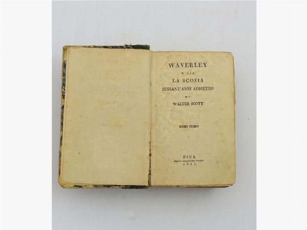 Lotto di due libri d'epoca di Walter Scott  - Asta House Sale: Libri antichi - Associazione Nazionale - Case d'Asta italiane