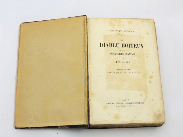 Lotto di tre libri francesi del XIX-XX secolo  - Asta House Sale: Libri antichi - Associazione Nazionale - Case d'Asta italiane