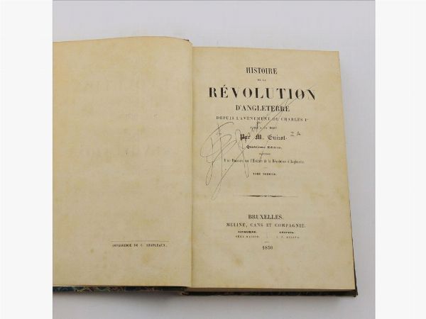 Histoire de la Rvolution d'Angleterre  - Asta House Sale: Libri antichi - Associazione Nazionale - Case d'Asta italiane