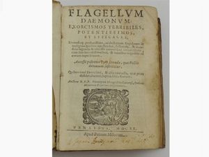 Flagellum Daemonum  - Asta House Sale: Libri antichi - Associazione Nazionale - Case d'Asta italiane