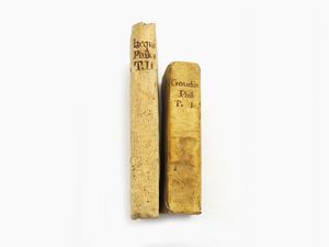 Lotto di due libri d'epoca di argomento filosofico  - Asta House Sale: Libri antichi - Associazione Nazionale - Case d'Asta italiane
