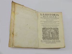 Francesco Guicciardini : La Historia d'Italia  - Asta House Sale: Libri antichi - Associazione Nazionale - Case d'Asta italiane
