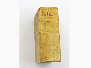 Biblia Sacra  - Asta House Sale: Libri antichi - Associazione Nazionale - Case d'Asta italiane