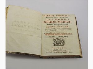 Hermanni Boerhaave - Methodus Studii medici emaculata  - Asta House Sale: Libri antichi - Associazione Nazionale - Case d'Asta italiane