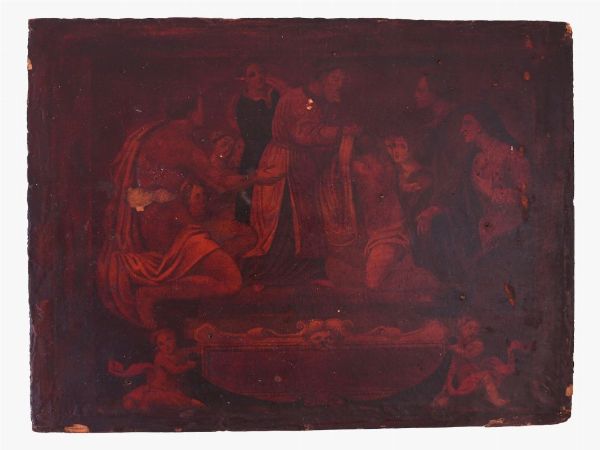 Scene bibliche  - Asta La dimora del Collezionista - Villa delle Azalee a Firenze - II - Associazione Nazionale - Case d'Asta italiane