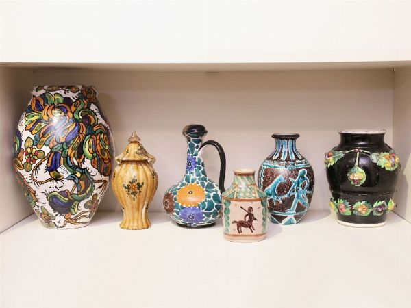 Miscellanea di ceramiche  - Asta La dimora del Collezionista - Villa delle Azalee a Firenze - II - Associazione Nazionale - Case d'Asta italiane