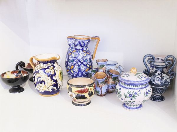 Miscellanea di ceramiche  - Asta La dimora del Collezionista - Villa delle Azalee a Firenze - II - Associazione Nazionale - Case d'Asta italiane